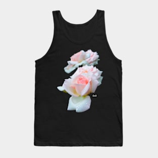 Pale Pink Roses Tank Top